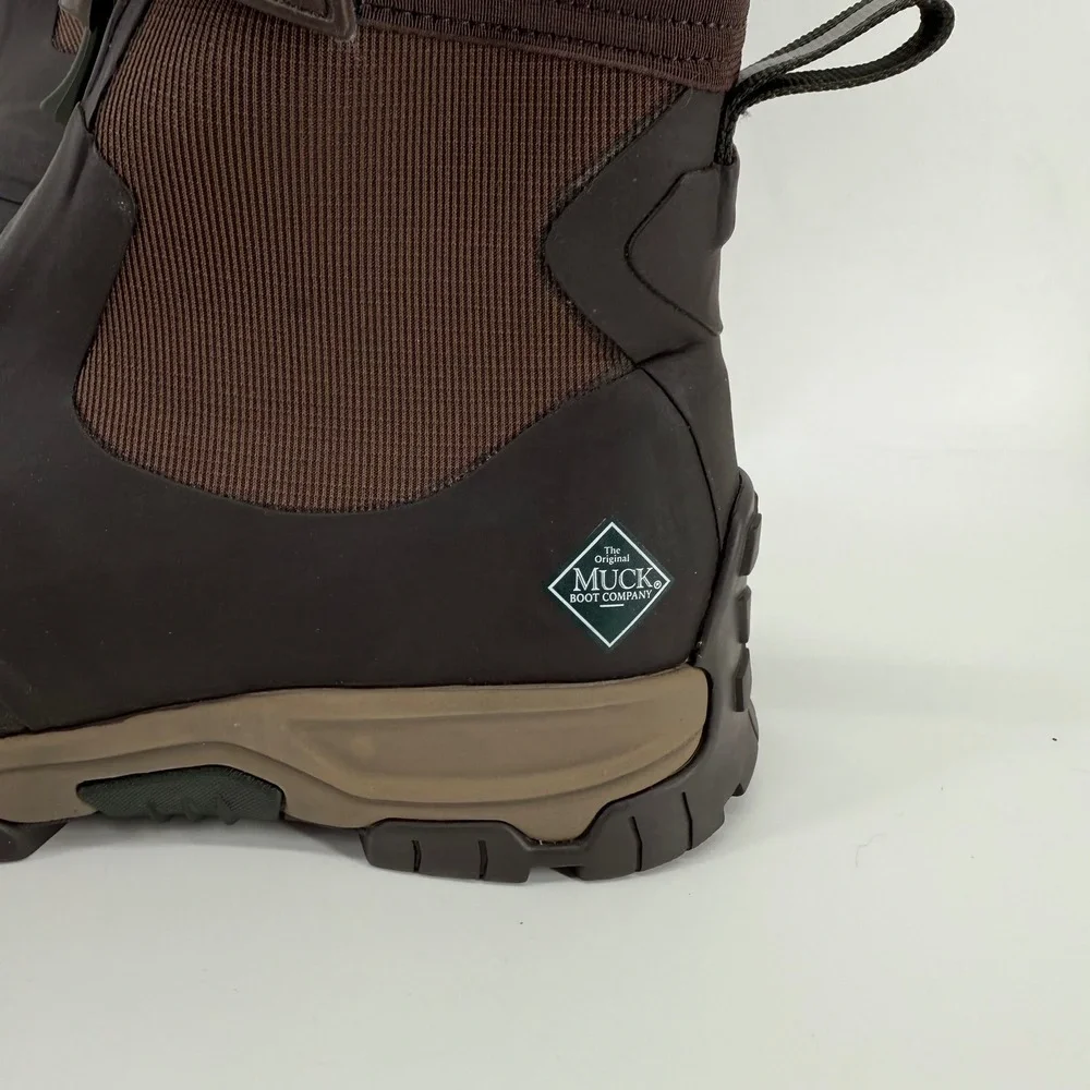 NEW‎ The Original Muck Boot Company Men's Brown Apex mid zip Ankle boot sz 8